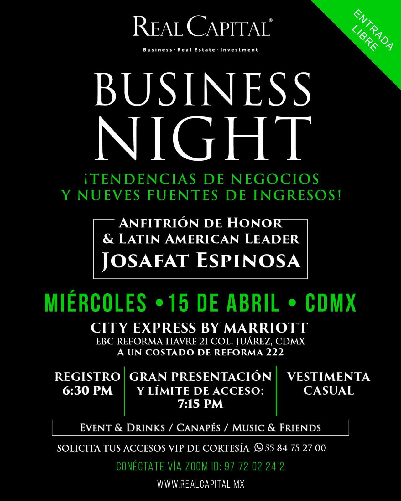 De Negocios a Experiencia: Networking, Inversión y Noche de Carnaval
